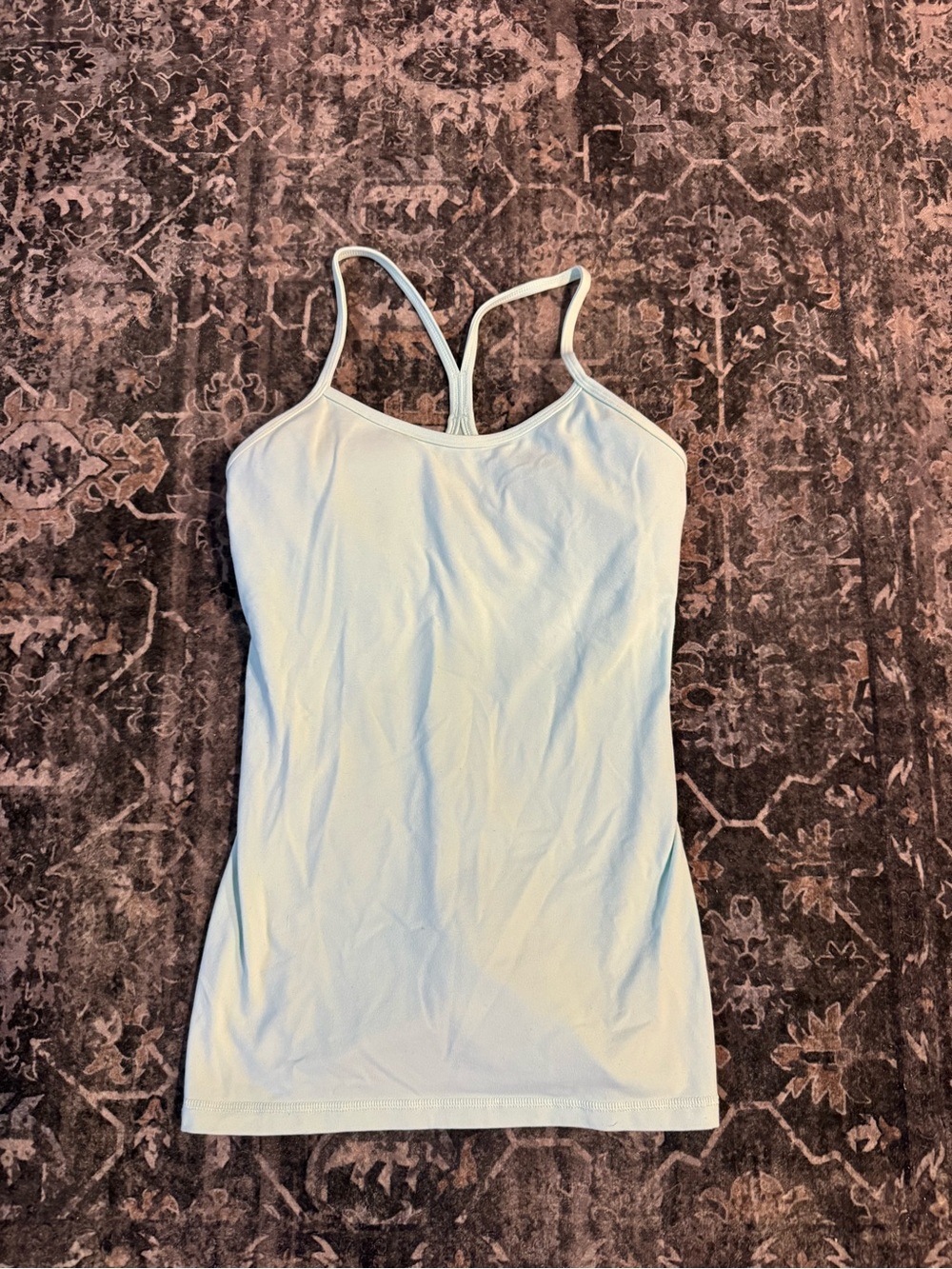lululemon athletica Pale Blue Strappy Tank